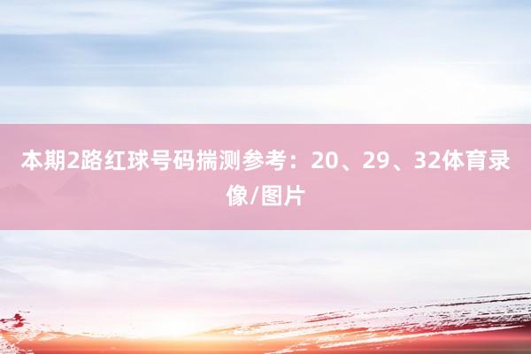 本期2路红球号码揣测参考:20、29、32体育录像/图片