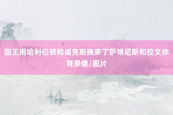 国王用哈利伯顿和福克斯换来了萨博尼斯和拉文体育录像/图片