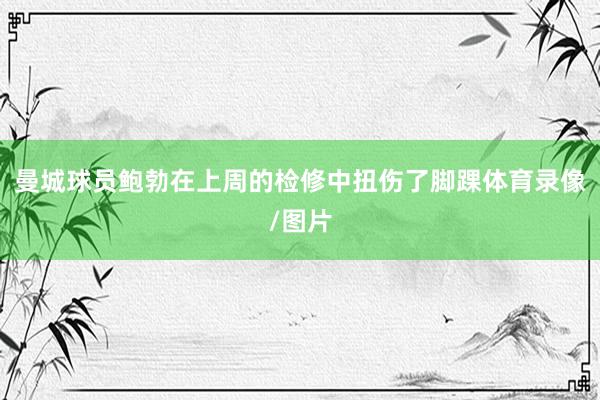 曼城球员鲍勃在上周的检修中扭伤了脚踝体育录像/图片