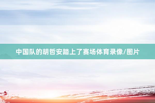 中国队的胡哲安踏上了赛场体育录像/图片