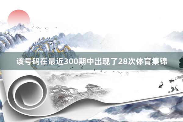 该号码在最近300期中出现了28次体育集锦