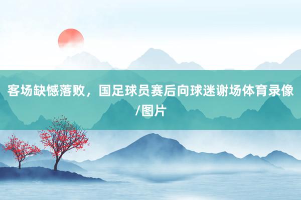 客场缺憾落败，国足球员赛后向球迷谢场体育录像/图片