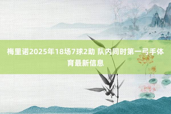 梅里诺2025年18场7球2助 队内同时第一弓手体育最新信息