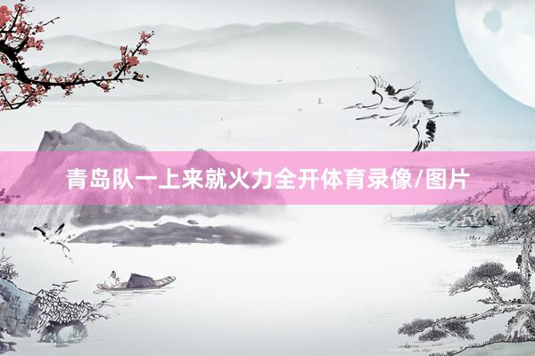 青岛队一上来就火力全开体育录像/图片