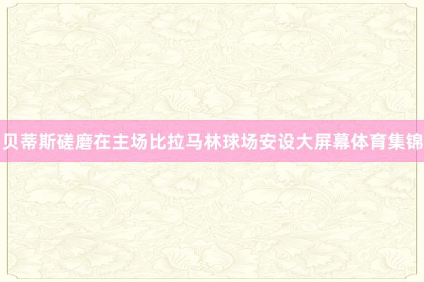 贝蒂斯磋磨在主场比拉马林球场安设大屏幕体育集锦