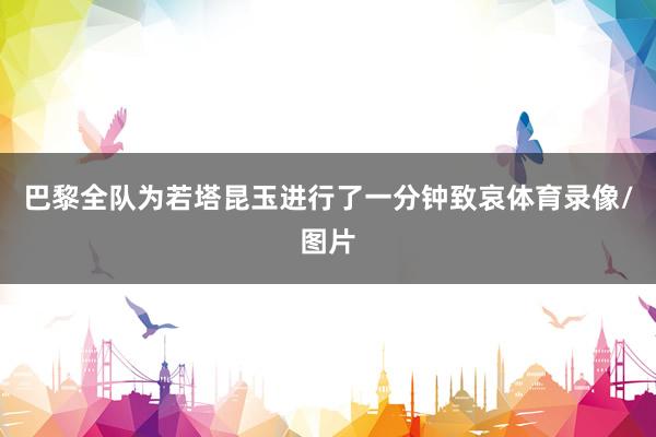 巴黎全队为若塔昆玉进行了一分钟致哀体育录像/图片