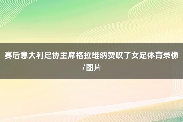 赛后意大利足协主席格拉维纳赞叹了女足体育录像/图片