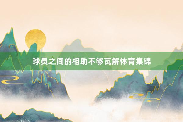 球员之间的相助不够瓦解体育集锦