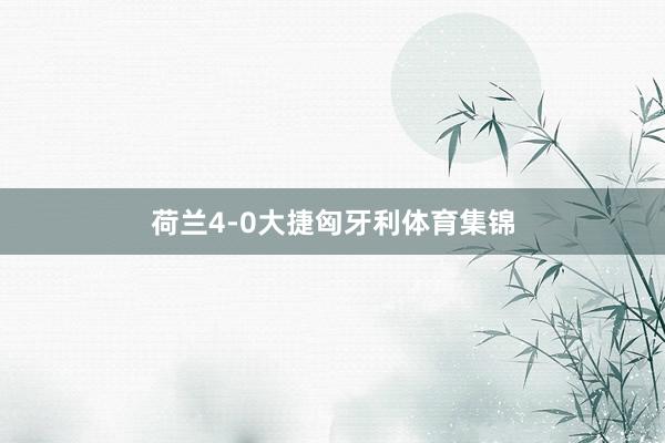 荷兰4-0大捷匈牙利体育集锦