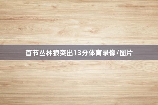 首节丛林狼突出13分体育录像/图片