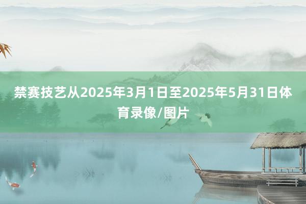 禁赛技艺从2025年3月1日至2025年5月31日体育录像/图片