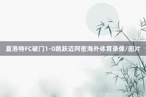 夏洛特FC破门1-0跳跃迈阿密海外体育录像/图片