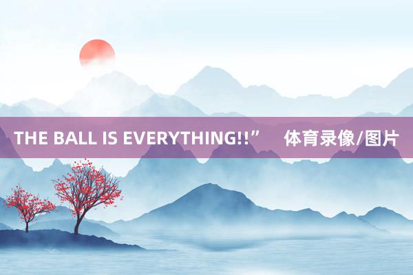 THE BALL IS EVERYTHING!!”    体育录像/图片