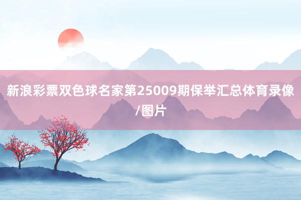 新浪彩票双色球名家第25009期保举汇总体育录像/图片