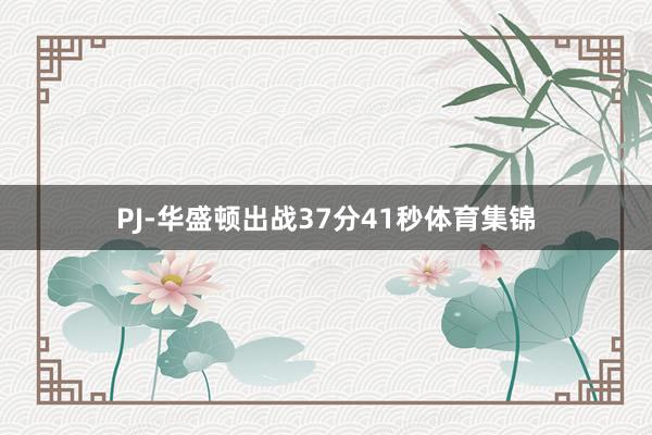 PJ-华盛顿出战37分41秒体育集锦