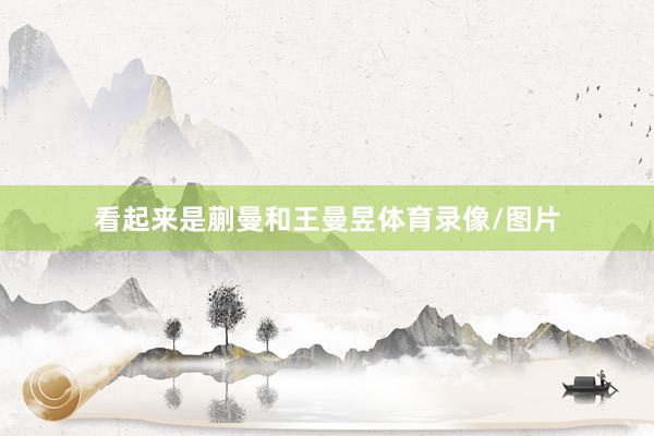 看起来是蒯曼和王曼昱体育录像/图片