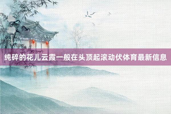 纯碎的花儿云霞一般在头顶起滚动伏体育最新信息