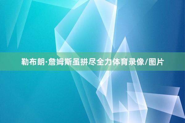 勒布朗·詹姆斯虽拼尽全力体育录像/图片