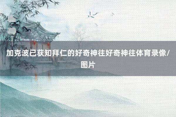 加克波已获知拜仁的好奇神往好奇神往体育录像/图片